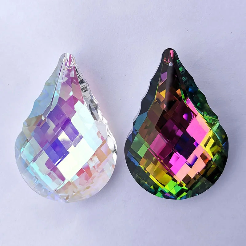 Détail de l'attrape-soleil cristal avec effet rainbow maker