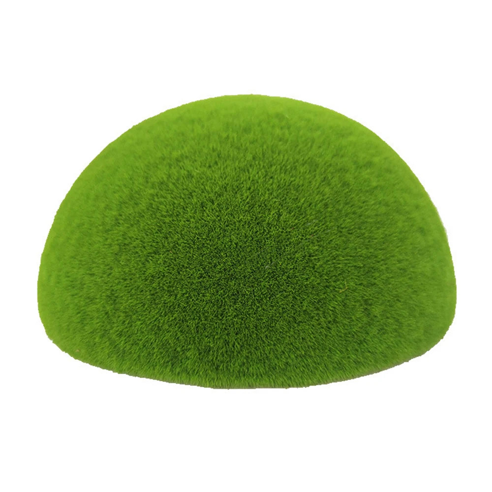 décoration extérieure boule mousse artificielle verte texturée moderne herbe imitation naturelle accrochée maison jardinhôtel