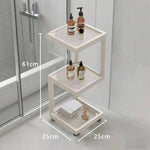 étagère mobile.storage rack blanc noir moderne roulettes serviettes parfums