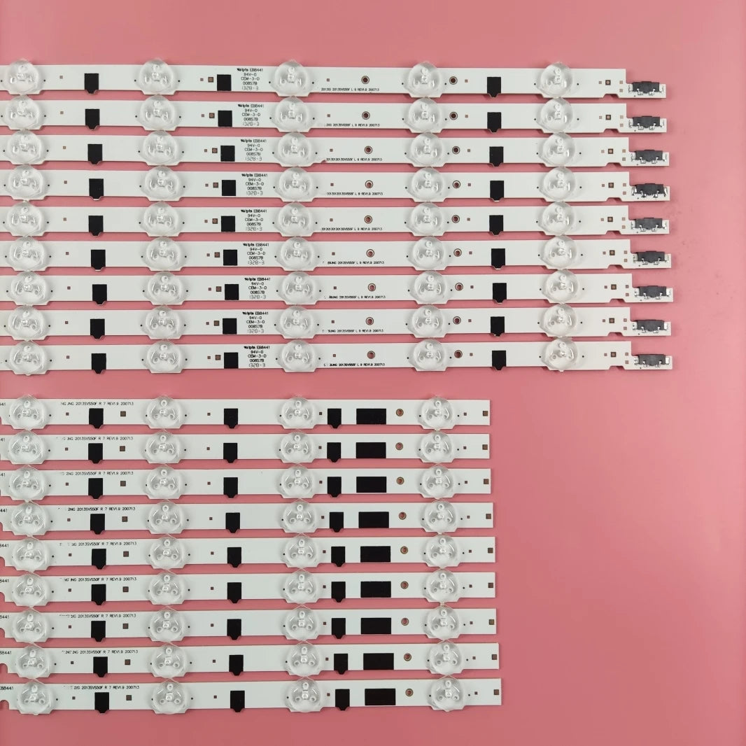 bandes led rétroéclairage téléviseur blanc clips modernes fixations led