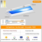 lampe led moderne bleu transparente aluminium salle bain chambre cuisine