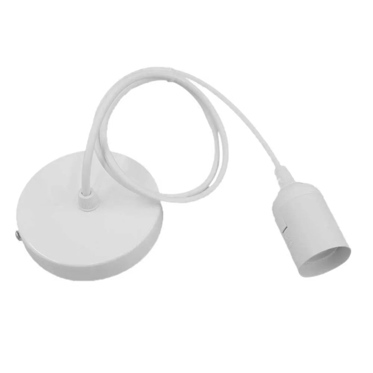support lampe suspendue noir blanc moderne minimaliste e27 on off dimmable prise eu us