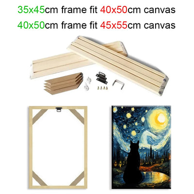 Cadre photo en bois moderne vert clair 35x45 cm sur mur blanc