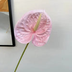 fleurs artificielles palmes blanches violette bleue modernes decoration intérieure mariage anniversaire