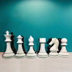 pièces d'échecs géantes résine couleurs personnalisables classique motifs géométriques décoration extérieure