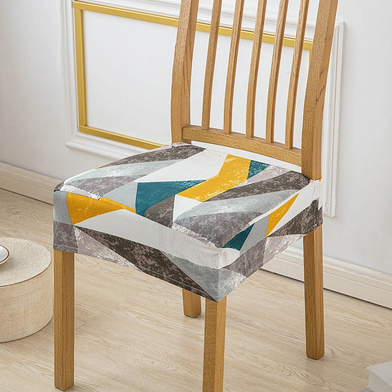 housses chaise imprimées floral géométrique élasthanne polyester élastique multicolore moderne ethnique