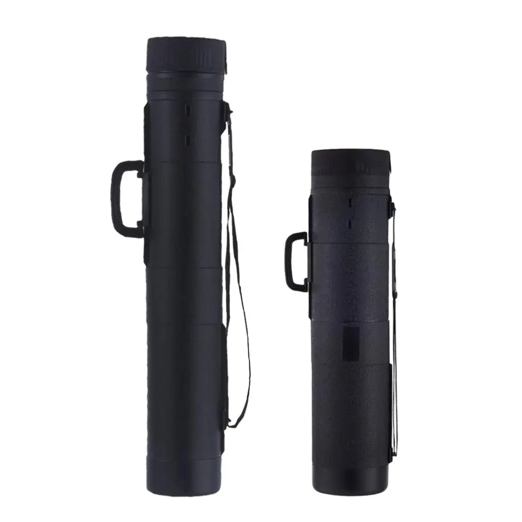 tube rangement noir ajustable porte documents pratique 80 135 cm diamètre 14 cm poignée