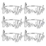 bracelets or argent lettres stylisées ajustables moderne élégants respectueux environnement