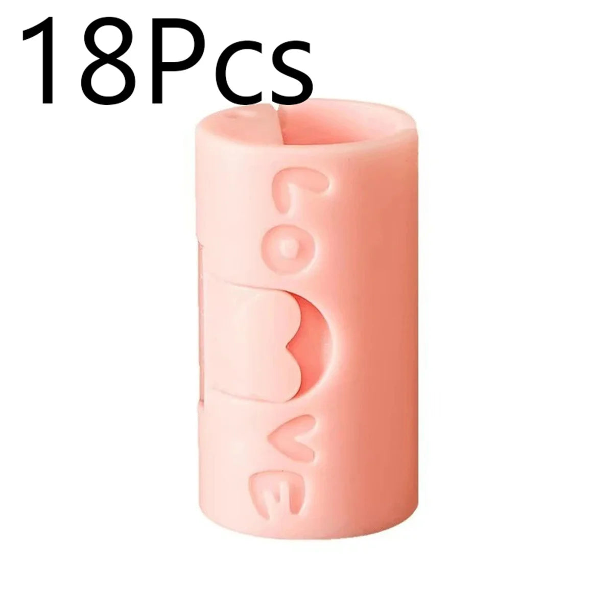 clips rangement adhésifs rose gris coeurs gravés modernes minimalistes 3pcs 6pcs 12pcs 18pcs
