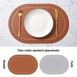 tapis table rond moderne élégant bordure dorée imperméable salle manger cuisine