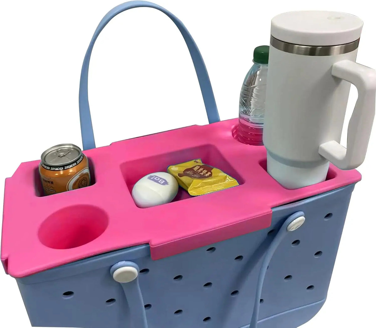 support sac main vert pastel respectueux environnement utilisation multiple moderne deux tasses stanley