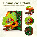 décoration murale 3d chameau blocs construction sculpteur animal vert orange rouge gris rose brunes