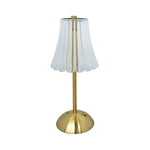 lampe table or transparent moderne rechargeable capteur tactile points élégante usb type