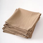 serviettes coton rose pâle minimaliste 40x40cm réutilisables table maison party