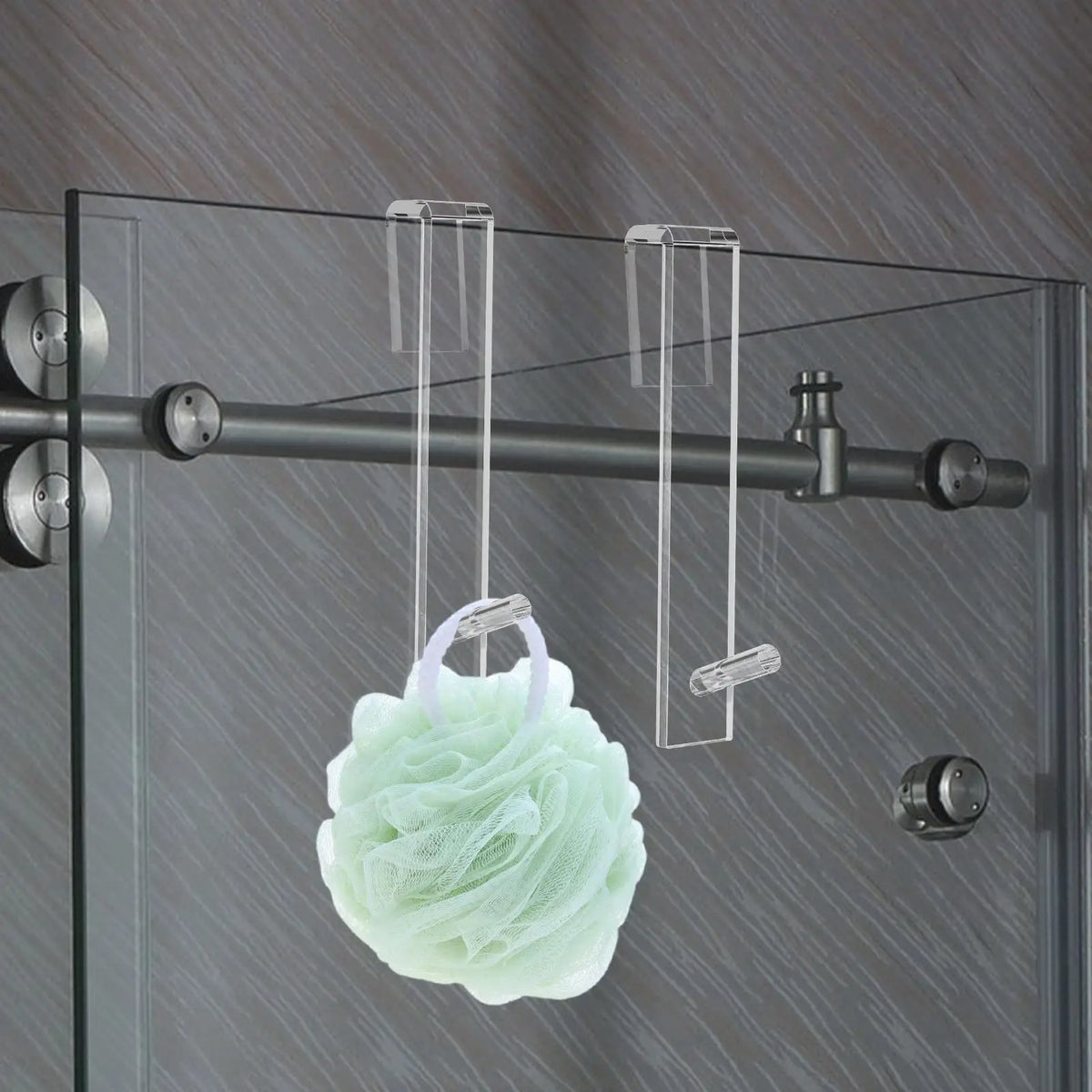porte douche serviettes clips transparents modernes adhésifs sans perçage salle bain cuisineelts