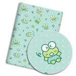serviette enfant coton motif grenouille cartoon bleu vert jaune rose bain décoration