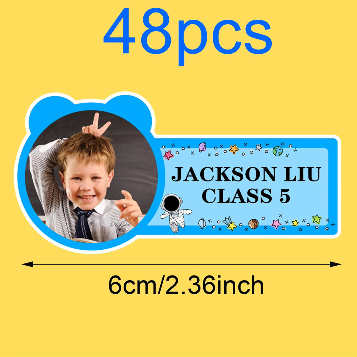 étiquettes personnalisables adhésives enfants couleurs bleu rose vert violet motifs floraux modernes textes personnalisables