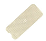 tapis bain moderne antidérapant 40x100cm bleu clair gris transparent drainage massage suction