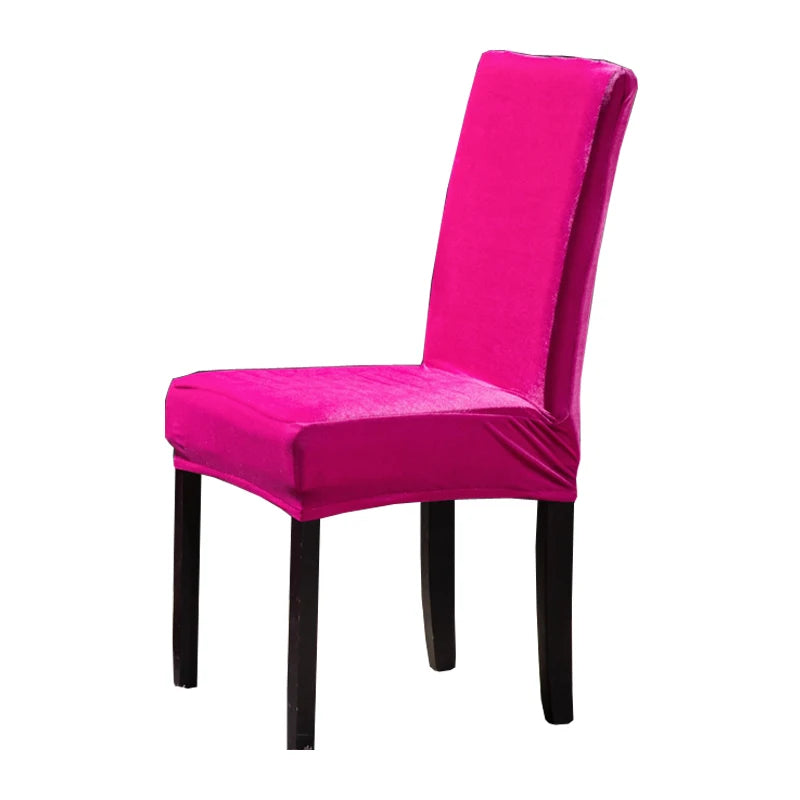 housses chaise velours bleu turquoise moderne élasthanne polyester chaise plage fauteuil mariage banquet