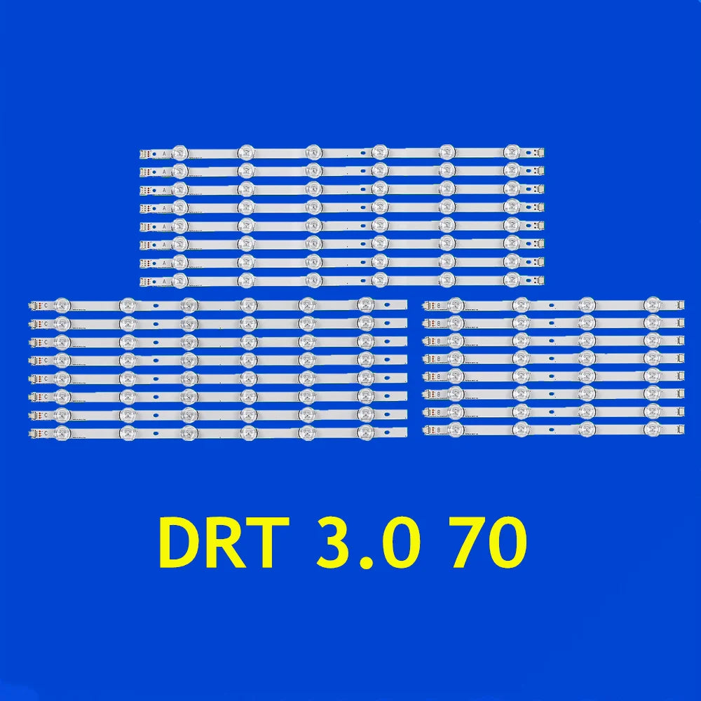 barrette rétro éclairage led 70 pouces moderne décoration professionnelle flux lumineux blanc opaques