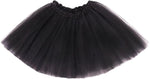 jupes tutu tulle transparent multicolore élastique danse halloween costume accessoire bal mini above knee