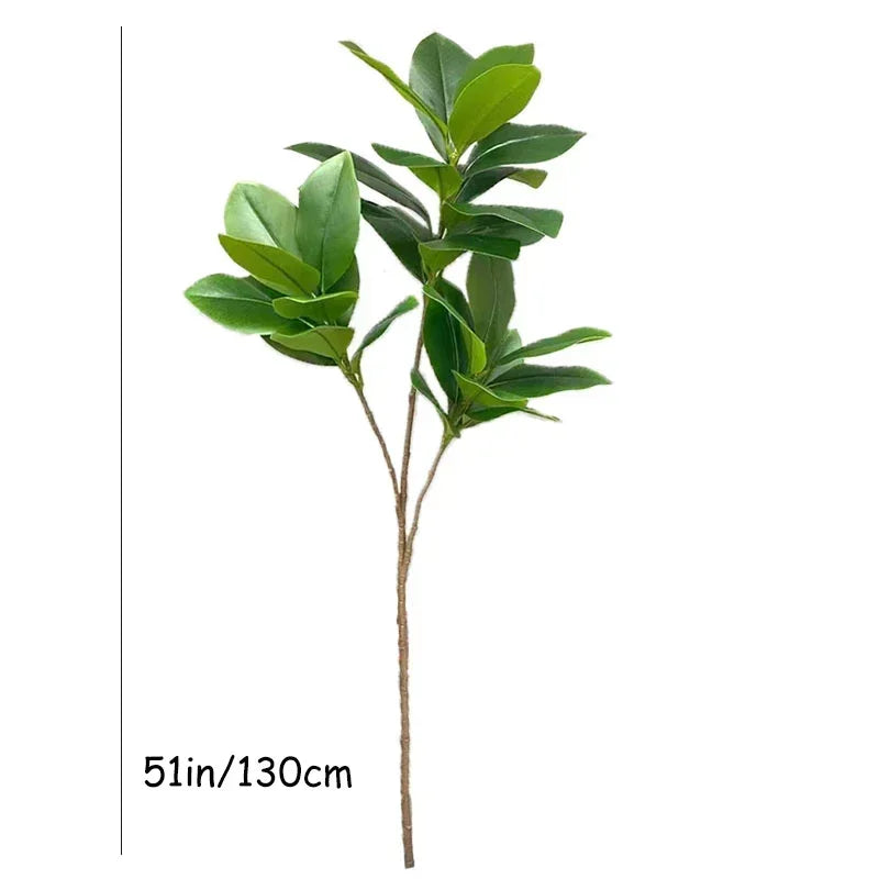 Plante artificielle ficus grande feuilles vert moderne décoration extérieure intérieure 100cm 150cm