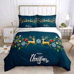Variantes de couleurs disponibles pour la housse de couette Noël
