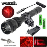 lampe torche led rechargeable 10w noir texturé moderne clip batteries aa camping chasse pêche