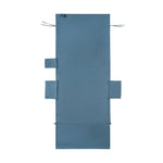 couverture chaise plage rose vif bleu marine uni moderne poches poignées adjustable polyester