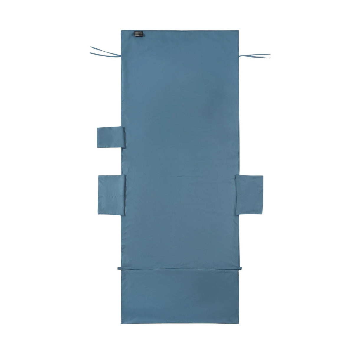 couverture chaise plage rose vif bleu marine uni moderne poches poignées adjustable polyester