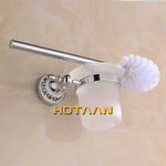 ensemble accessoires salle bain chrome mural porte serviette brosse wc porte gobelet