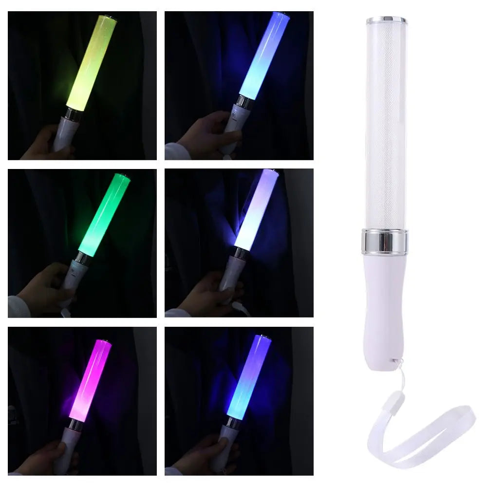 bâton lumineux led blanc rose vert bleu violet portable ambiancé créatif moderne élégant fêtes