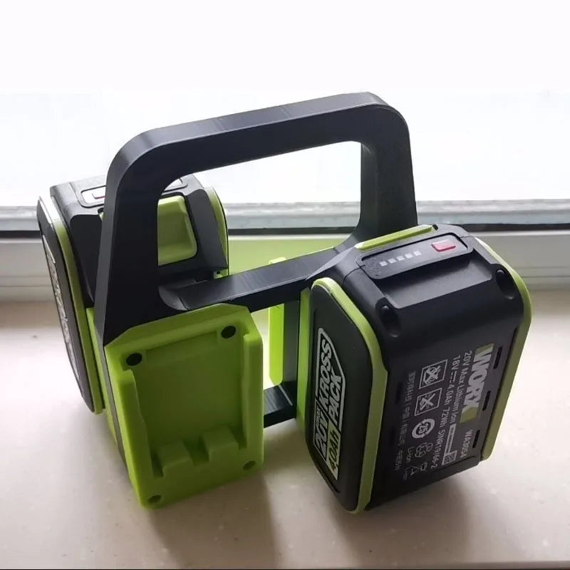 support batteries worx bigfoot noir vert jaune industriel slots slots slots bricolage maison
