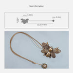 pince rideau abeille vintage doré sculptée attache rideau sans poinçon anneaux magnétiques ensemble deux