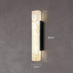 applique murale led moderne imitation marbre blanc veinures lumineuse extérieure contemporaine fixée muralisée