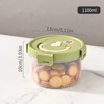 boîtes rangement transparentes modernes hermétiques qualité alimentaire poignées couvercle beige