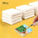 toile peinture blanc toile tissée minimaliste métalliques 5cm 5cm pièces