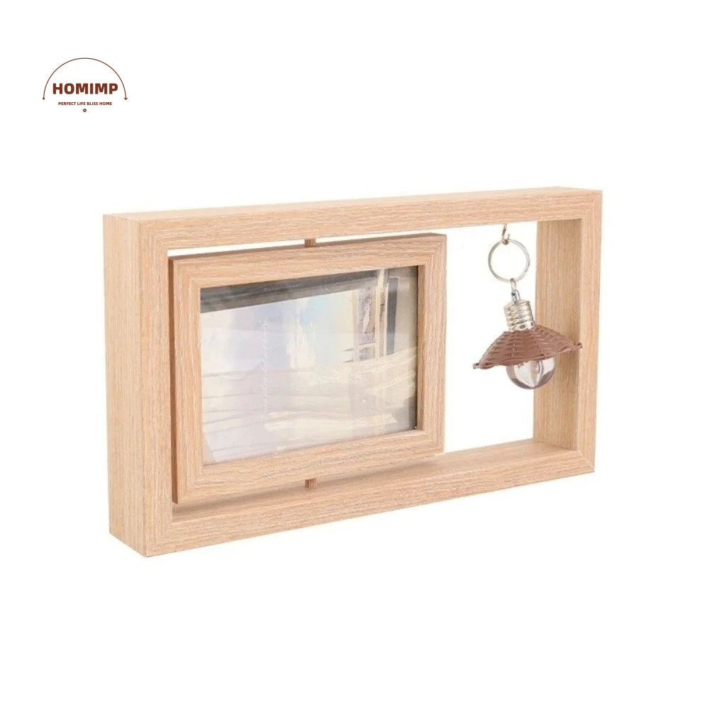 cadre photo suspendu transparent japonais bois imitation élément decoratif lanterne fenetre transparenteintérieurOpaque