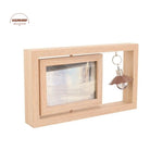 cadre photo suspendu transparent japonais bois imitation élément decoratif lanterne fenetre transparenteintérieurOpaque
