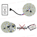 plaque led 100w 80w blanc moderne 198mm 160mm sans pilote smd2835 aluminium