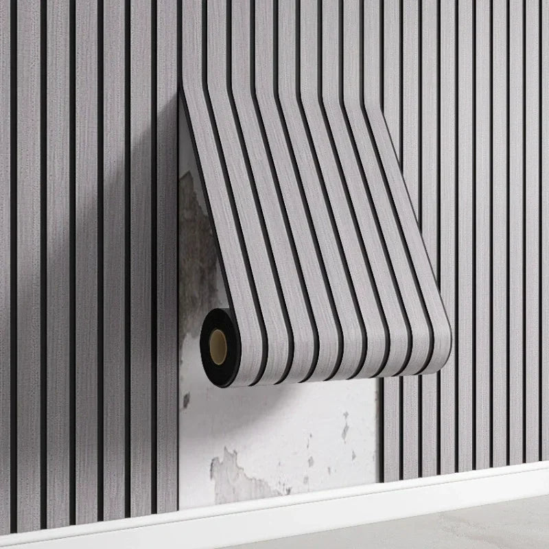 panneau décoratif moderne rayures verticales adhésif imperméable salon chambre enfant maisonpaque