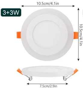 plafonnier led moderne blanc télécommande 110v 220v rgb 6w 9w 16w 24w
