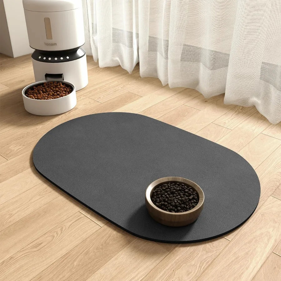 tapis doux moderne gris chien facile nettoyer sans glisser 30x50cm 40x60cm