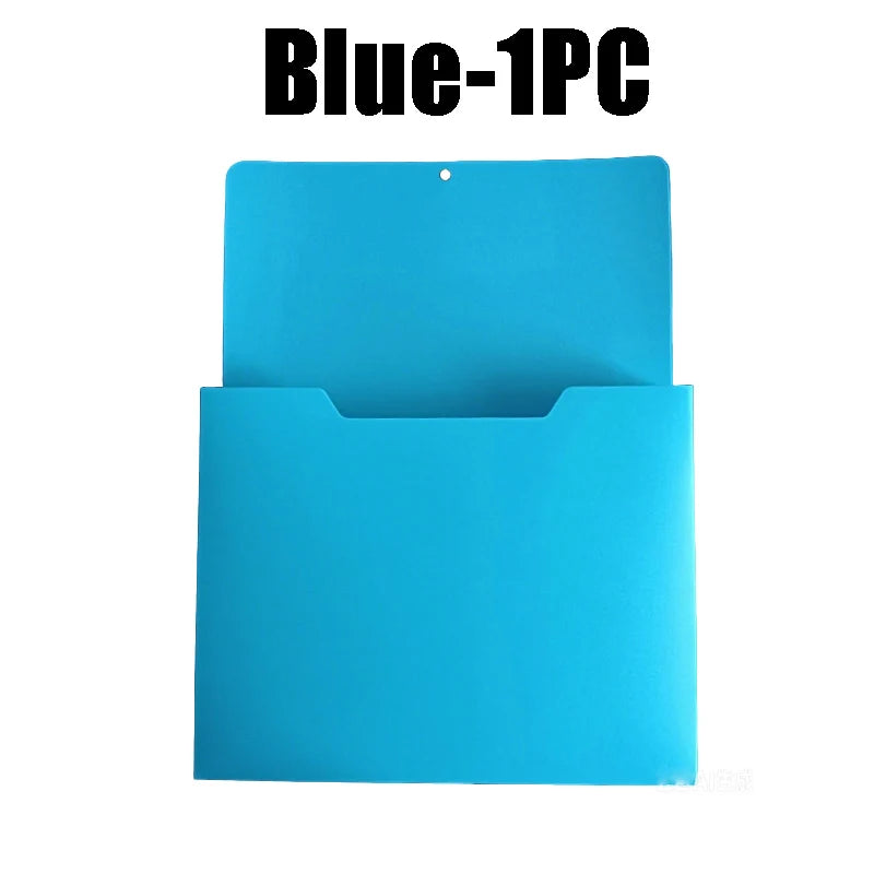 porte documents magnétiques orange bleu clair vert jaune modernes pratique sans perçage