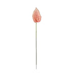 fleurs artificielles anthurium rouge blanc vert violet tiges flexibles décoration maison mariage anniversaire
