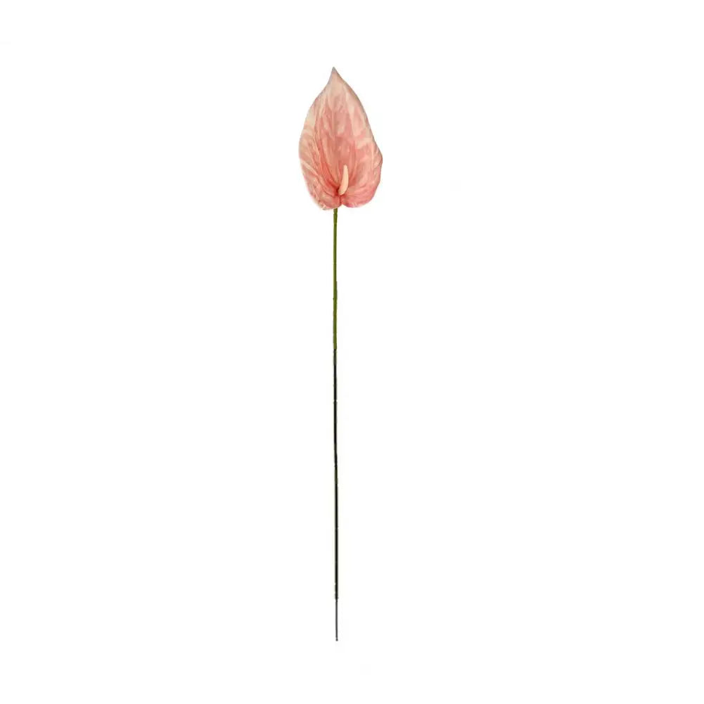 fleurs artificielles anthurium rouge blanc vert violet tiges flexibles décoration maison mariage anniversaire