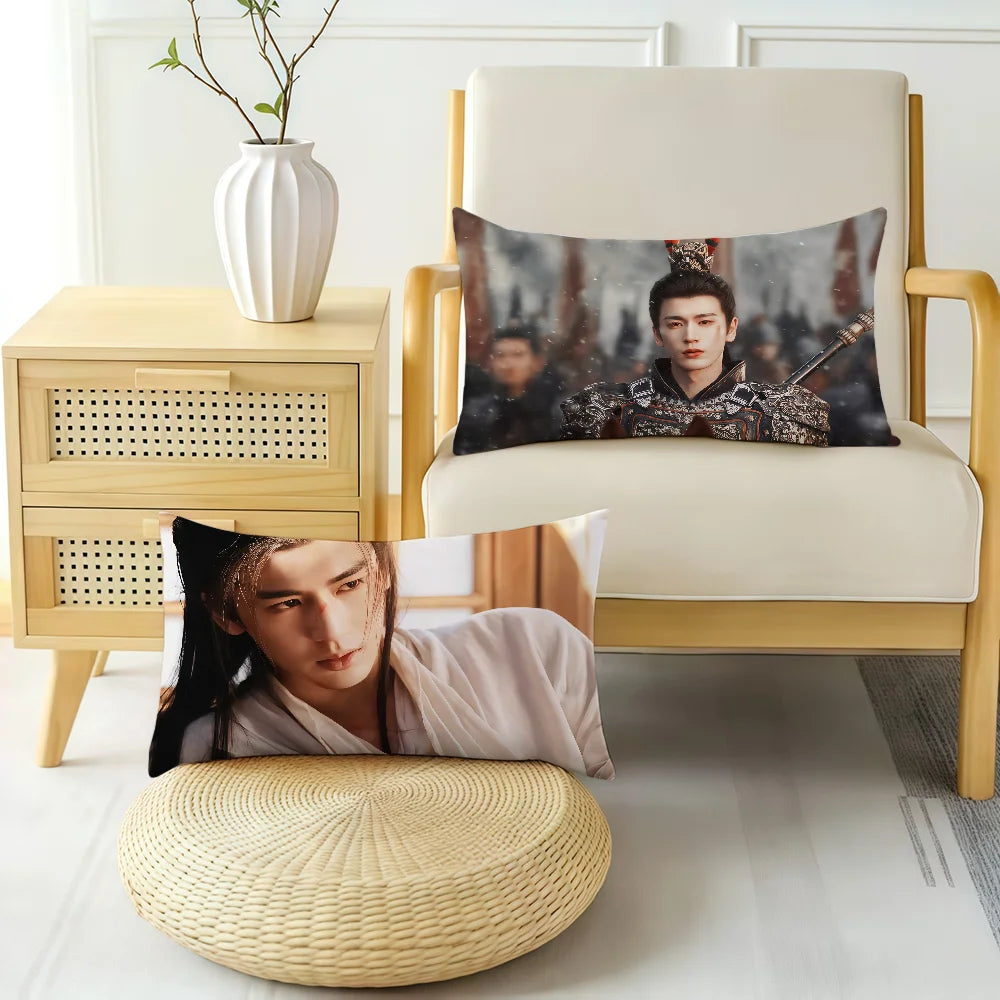 housse coussin imprimée polyester blanc personnage moderne 19x30in 16x24in 20x28in double face eyelets lit
