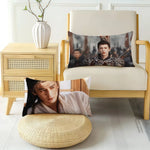 housse coussin imprimée polyester blanc personnage moderne 19x30in 16x24in 20x28in double face eyelets lit
