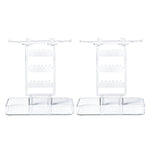présentoir bijoux moderne transparent haute capacité rangement boucles oreilles bracelets colliers anneaux assemblage facile