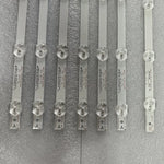 bandes led blanc modernes connecteurs aluminium yeux poisson fixations sans fil 2set 5set 7pcs